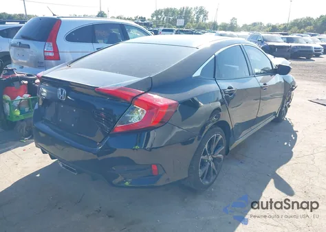 2020 Honda Civic Sport из США, поврежденный, VIN 2HGFC2F87LH533250